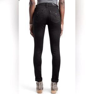 Miss Me Black mid-rise black skinny jeans size 29Wx34L